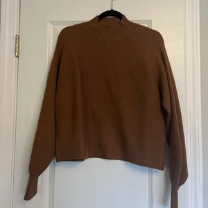 Forever 21 Women's Ribbed High Neck Sweater, Size M